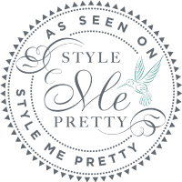 Style Me Pretty feature badge